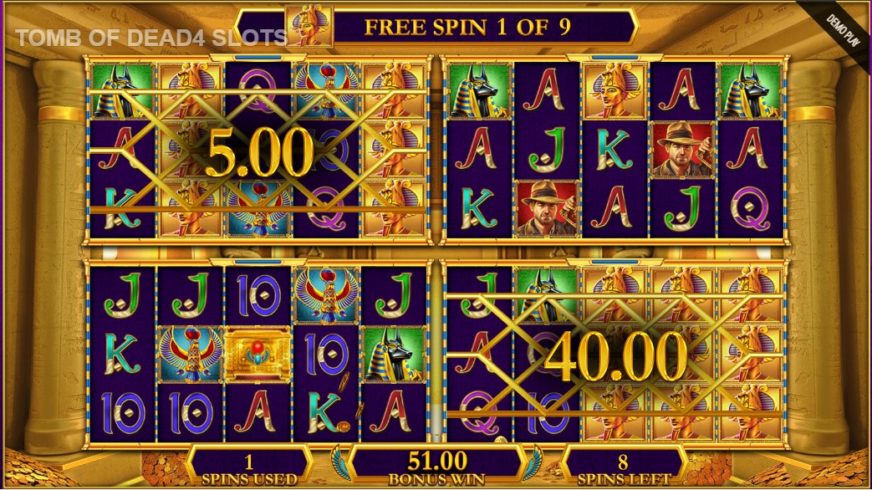 Tomb of Dead Power 4 Slots slot screen 5