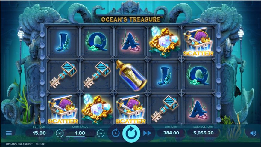 Ocean’s Treasure slot screen 2