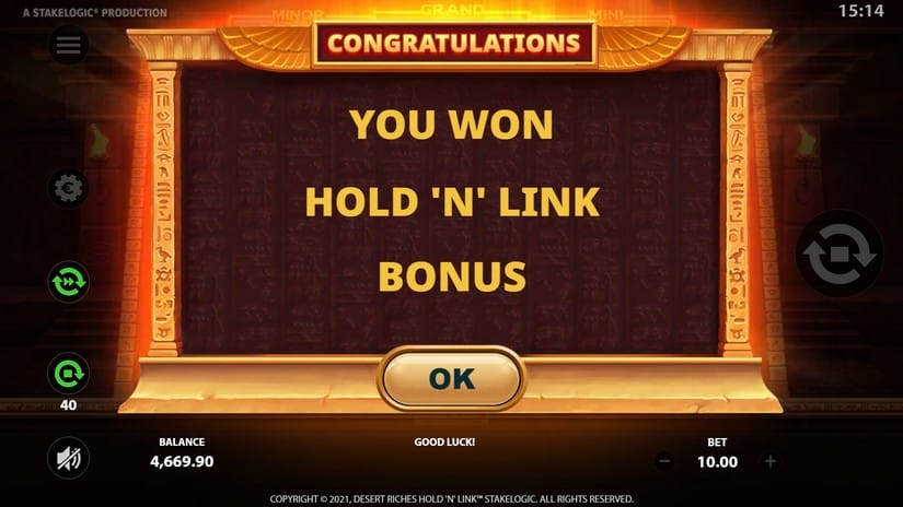 Desert Riches slot screen 4