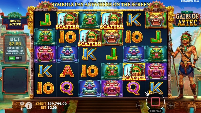Gates of Aztec slot screen 3