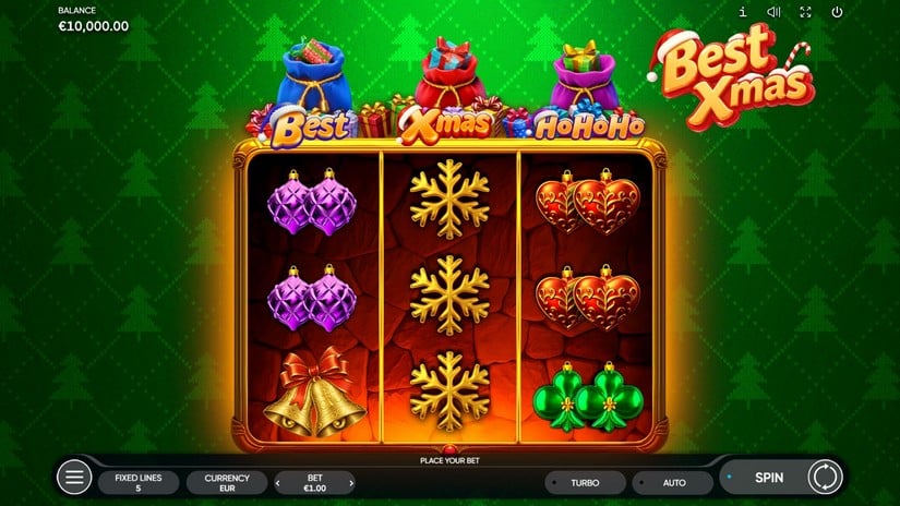 Best Xmas slot screen 1