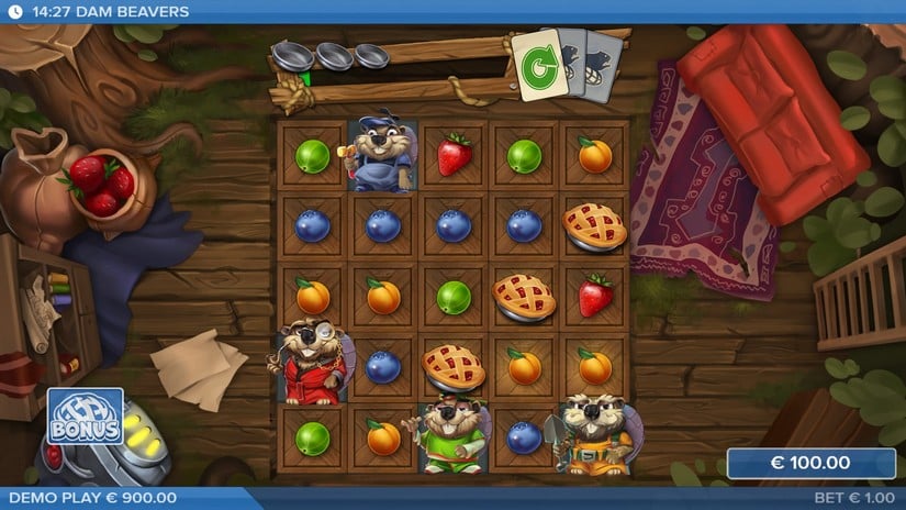 Dam Beavers slot screen 2