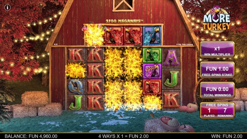More Turkey Megaways slot screen 4