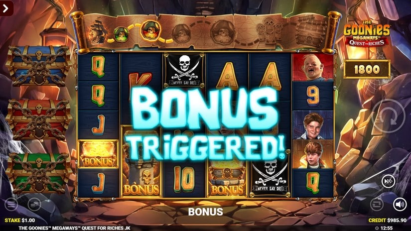 The Goonies Quest For Riches slot screen 6