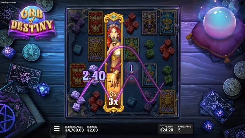 Orb of Destiny slot screen 5