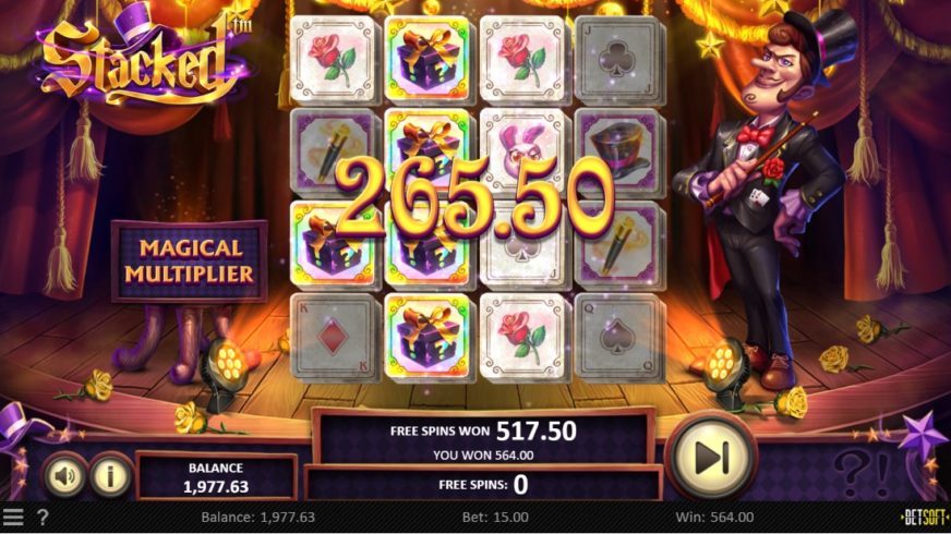 Stacked slot screen 4