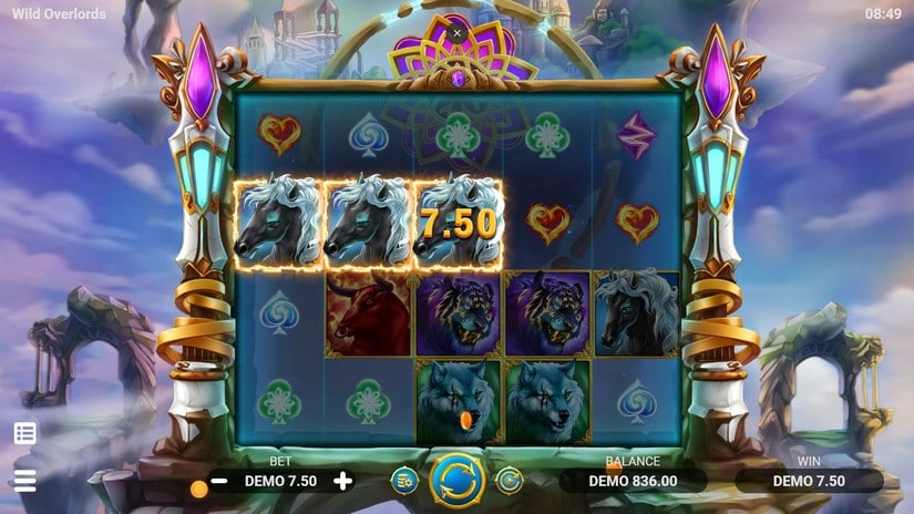 Wild Overlords slot screen 3