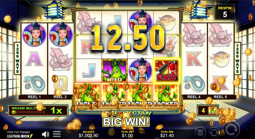 Wild Hot Wasabi slot screen 6