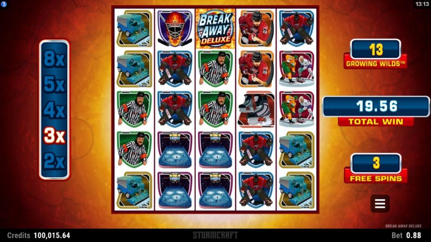 Break Away Deluxe slot screen 5