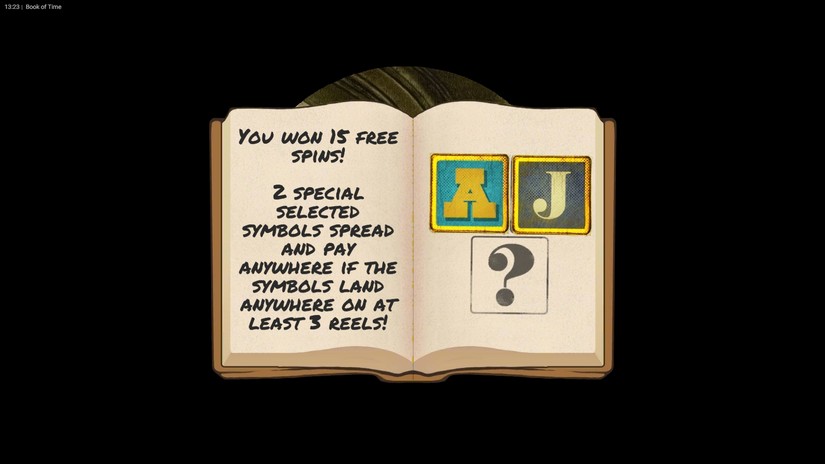 Canny the Can and the Book of Time slot screen 7