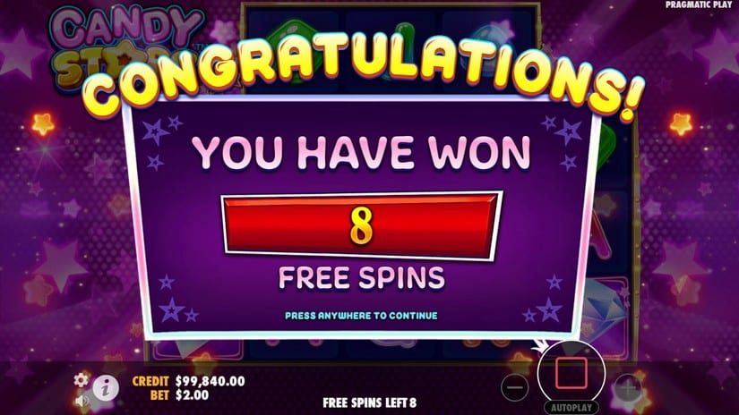 Candy Starz slot screen 3