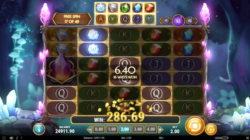 Shimmering Woods slot screen 5