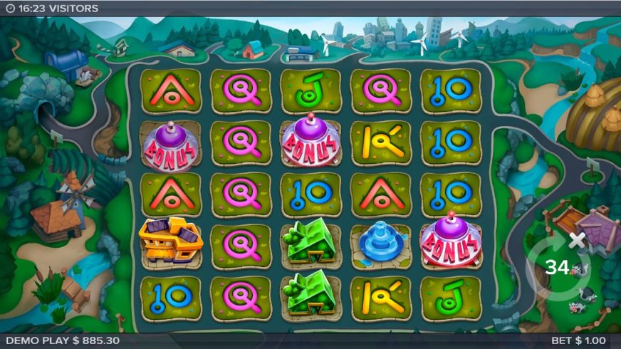 Visitors slot screen 4