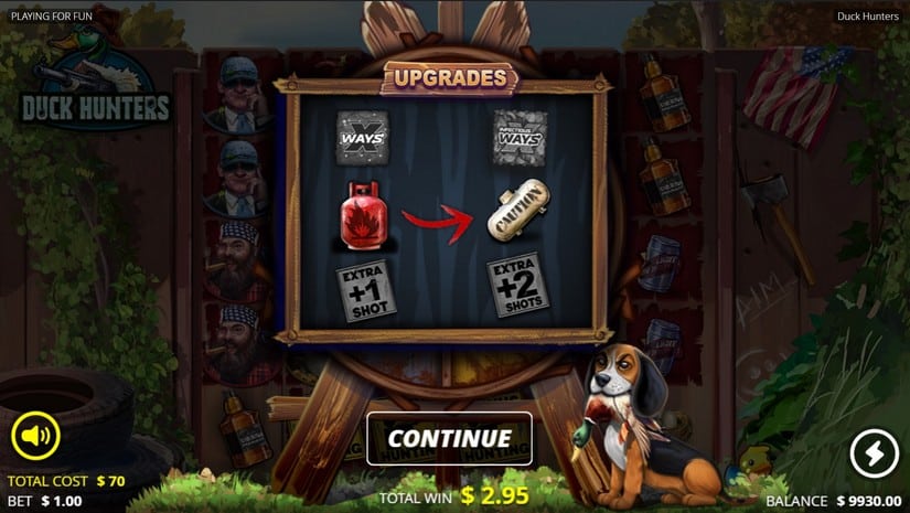Duck Hunters slot screen 4