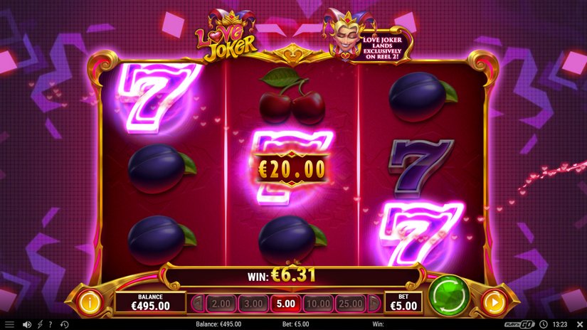 Love Joker slot screen 2