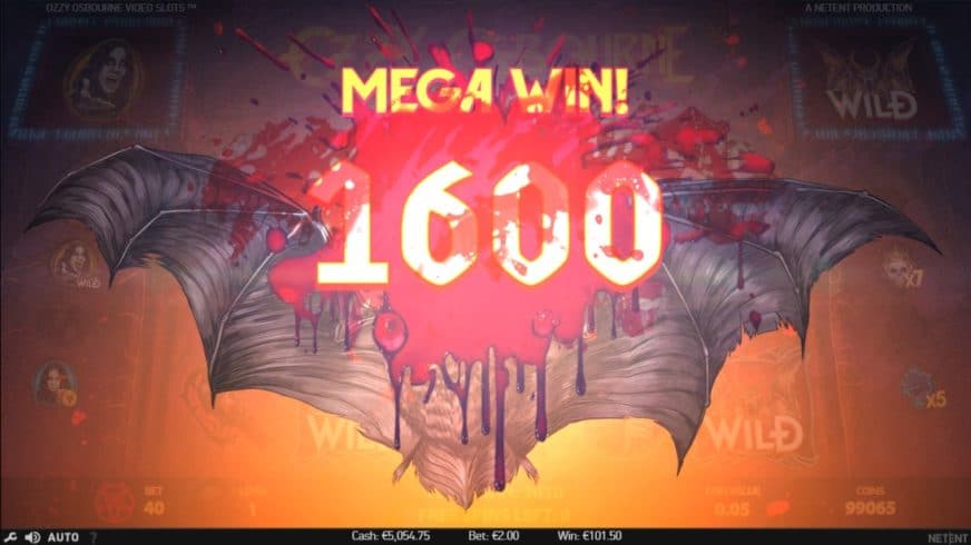 Ozzy Osbourne slot screen 5