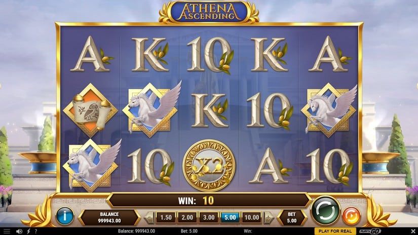 Athena Ascending slot screen 2