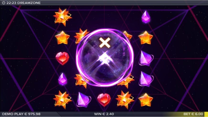 Dreamzone slot screen 3