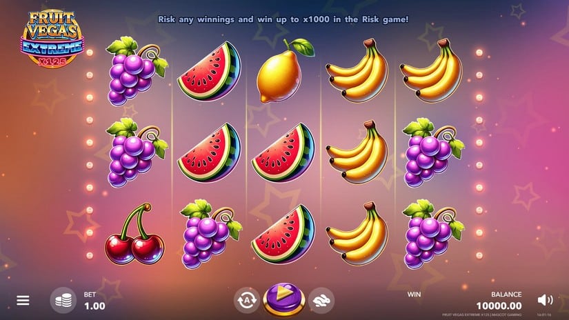 Fruit Vegas Extreme x125 slot screen 1
