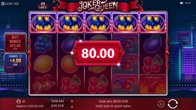 Joker Queen slot screen 2