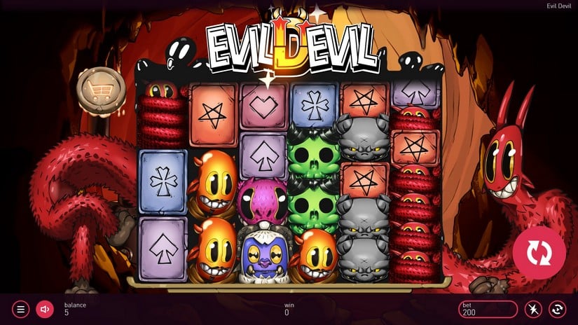 Evil Devil slot screen 1