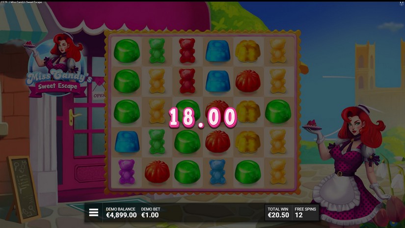 Miss Candy’s Sweet Escape slot screen 4