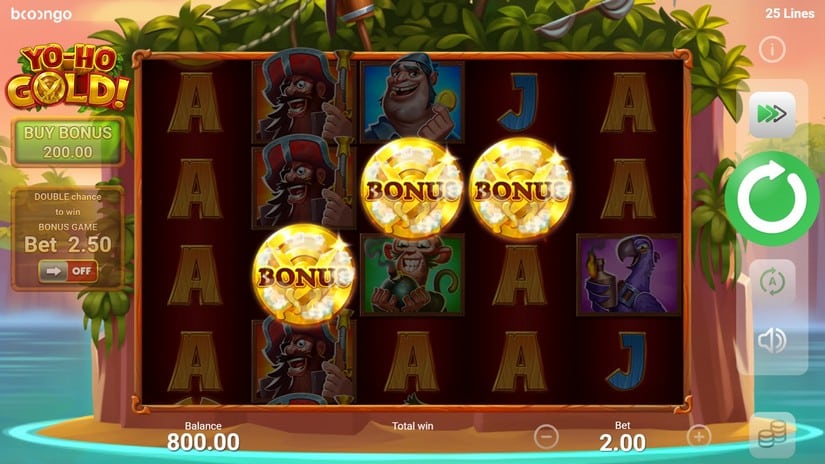 Yo-Ho Gold! slot screen 2