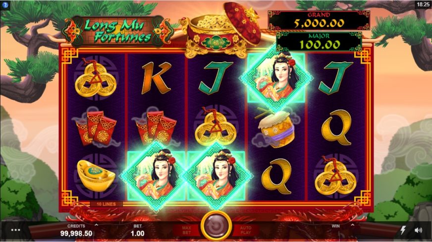 Long Mu Fortunes slot screen 3