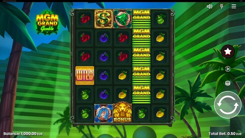 MGM Grand Gamble slot screen 1