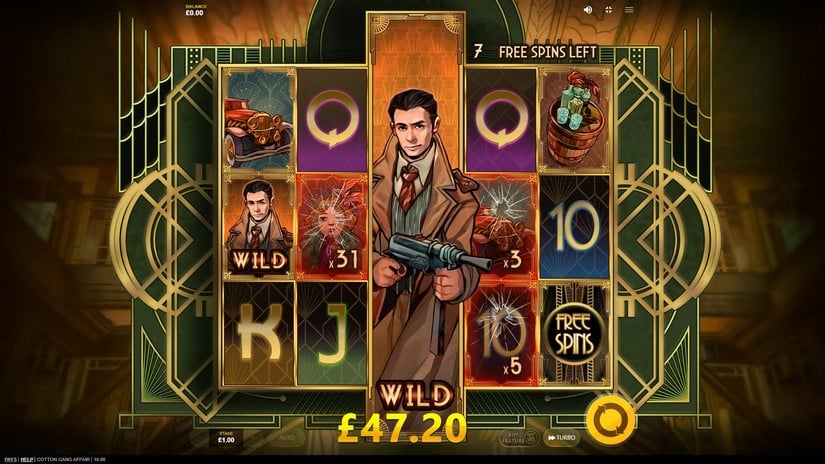 Cotton Gang Affair slot screen 5