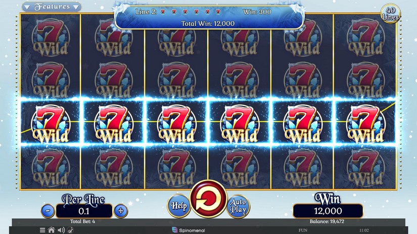 Fruits On Ice Collection slot screen 5