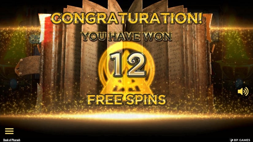 Book of Pharaoh slot screen 3