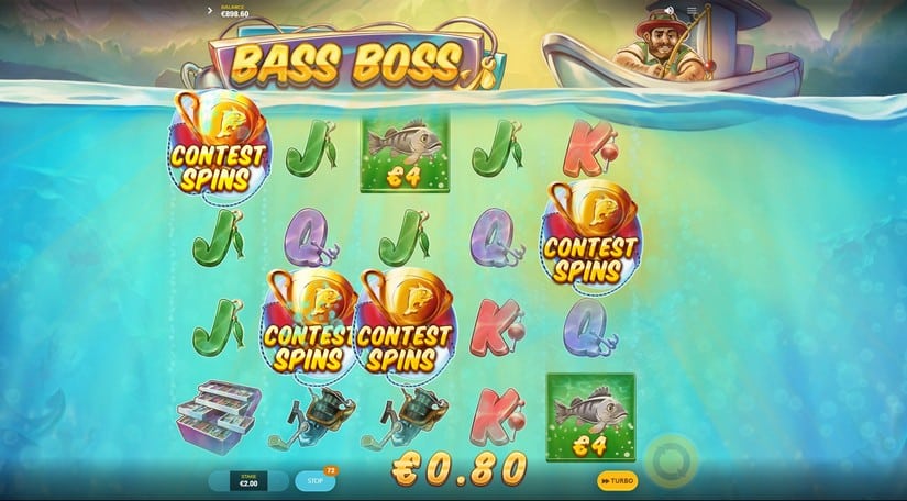 Bass Boss slot screen 4