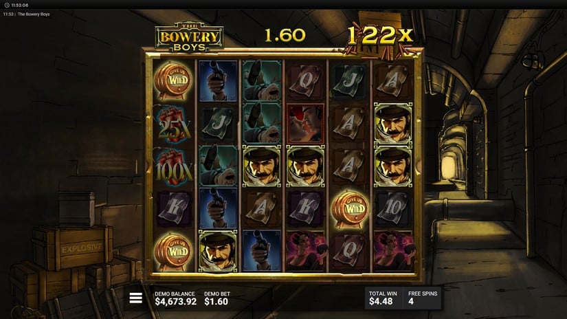 The Bowery Boys slot screen 6