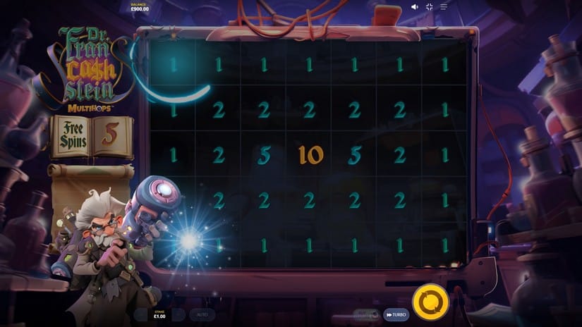 Dr. Francashstein slot screen 4