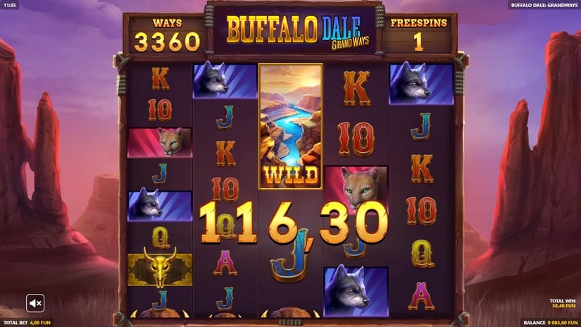 Buffalo Dale: Grandways slot screen 10