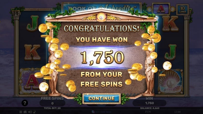 Book Of Aphrodite slot screen 8