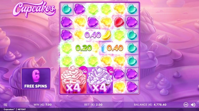 Cupcakes slot screen 6