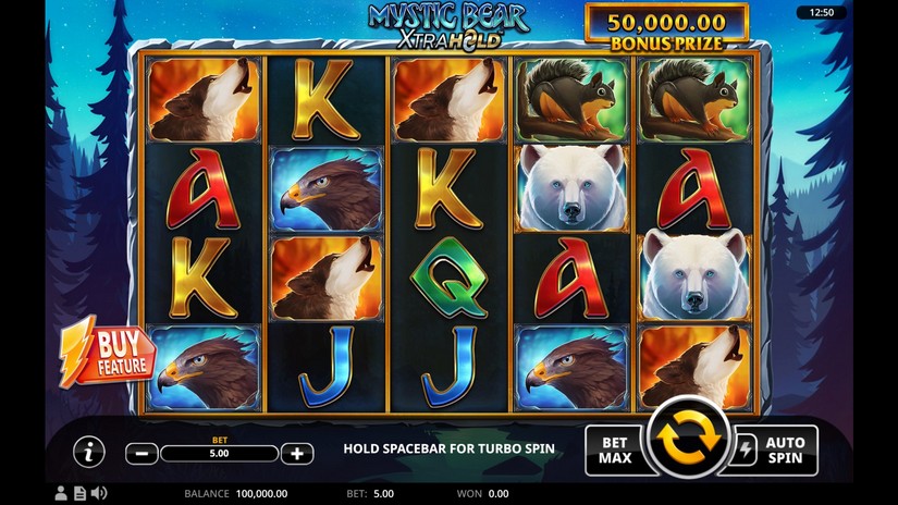 Mystic Bear XtraHold slot screen 1
