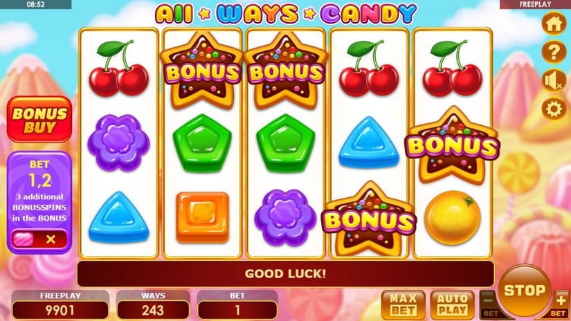 All Ways Candy slot screen 3