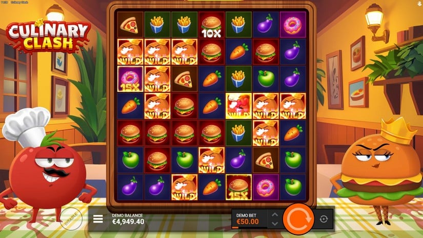 Culinary Clash slot screen 2