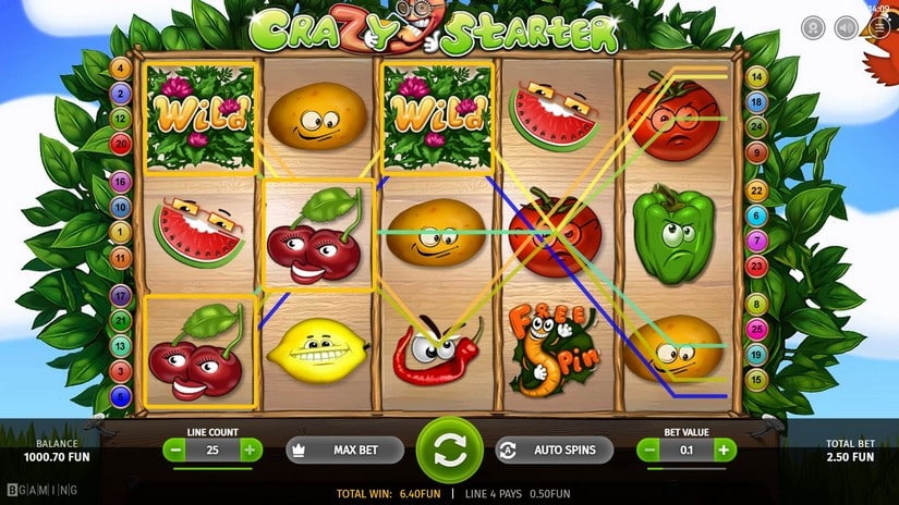 Crazy Starter slot screen 2