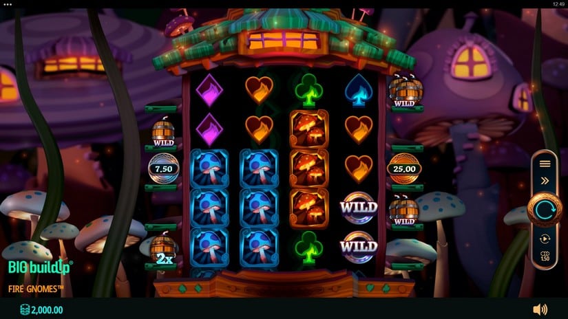 Fire Gnomes slot screen 1
