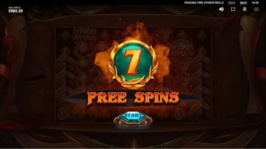 Phoenix Fire Power Reels slot screen 6