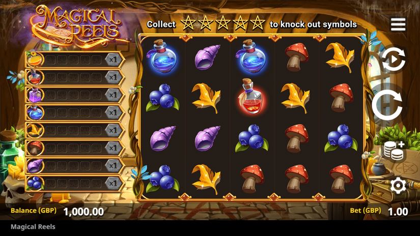 Magical Reels slot screen 1