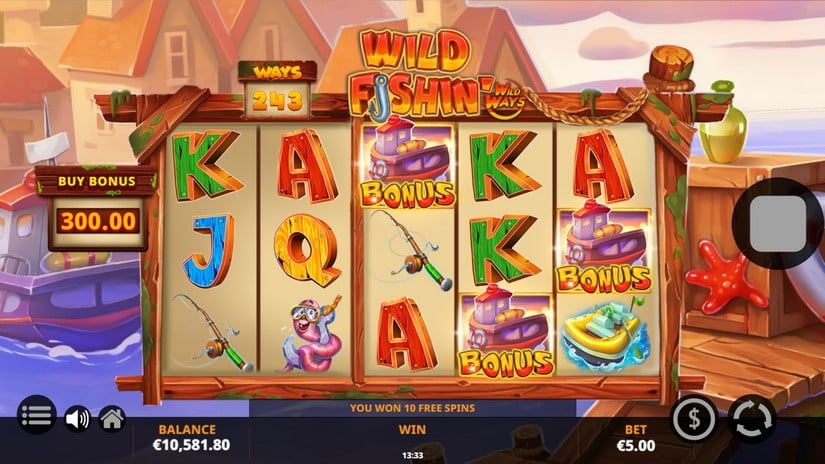 Wild Fishin Wild Ways slot screen 2