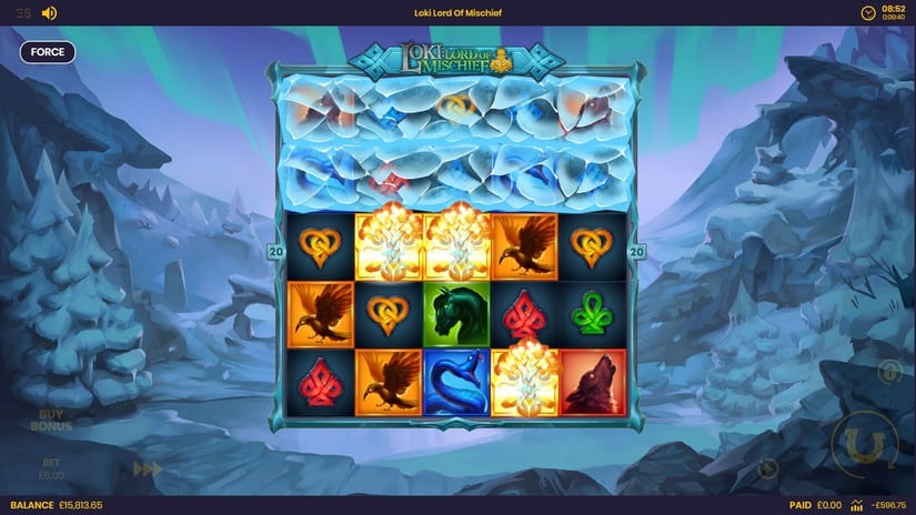 Loki Lord of Mischief slot screen 3