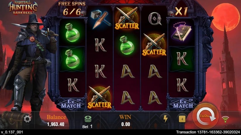 Nightfall Hunting slot screen 5