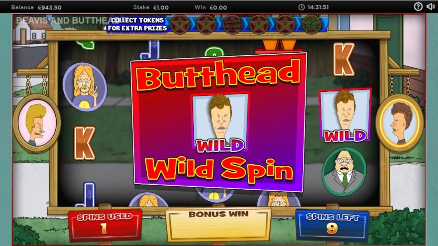 Beavis and Butt-Head slot screen 6