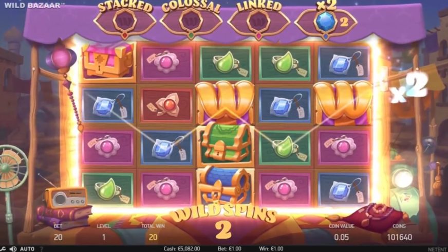 Wild Bazaar slot screen 5